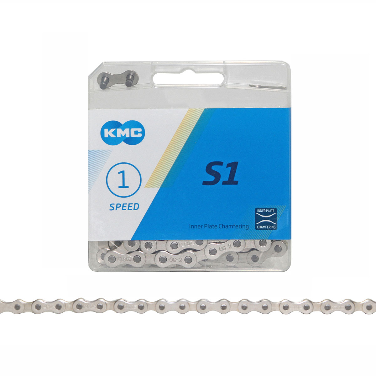 KMC Chain 1/2x1/8x112 1/Speed Chrome.